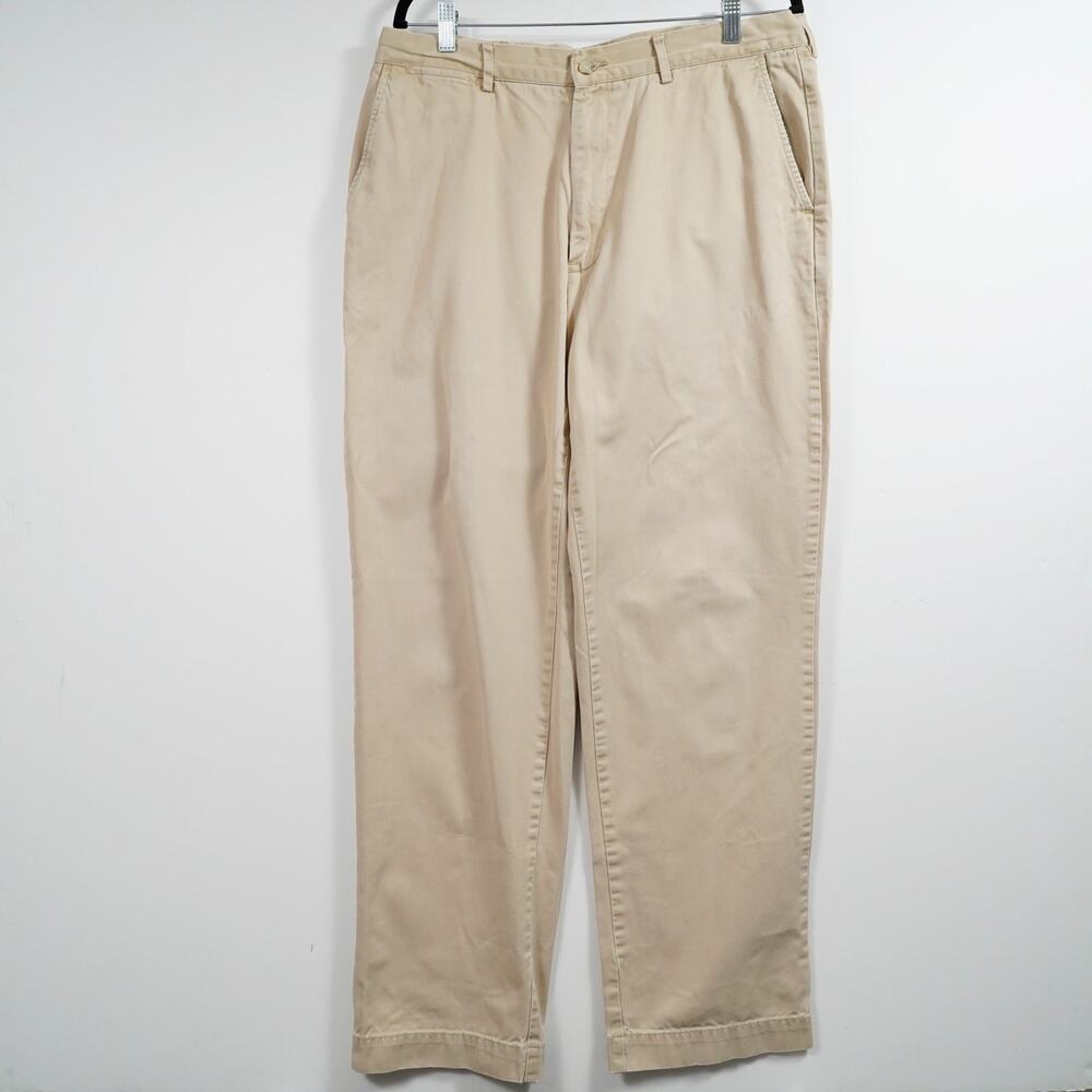 Vintage Polo Ralph Lauren Classic Fit Chino Pants Beige 36x32